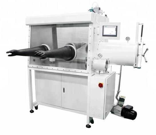 Vacuum Glove box with purification system for lithium battery lab research