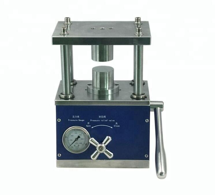 Lab Manual Hydraulic Tablet Press Machine for Coin Cell Battery Electrode