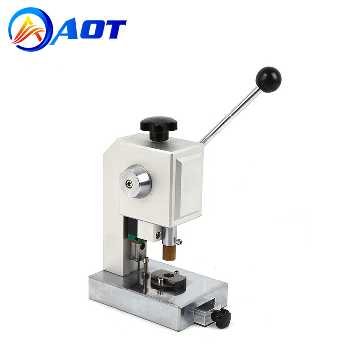 Precision Compact Hand Press Coin Cell Disc Cutter for Lab Lithium 