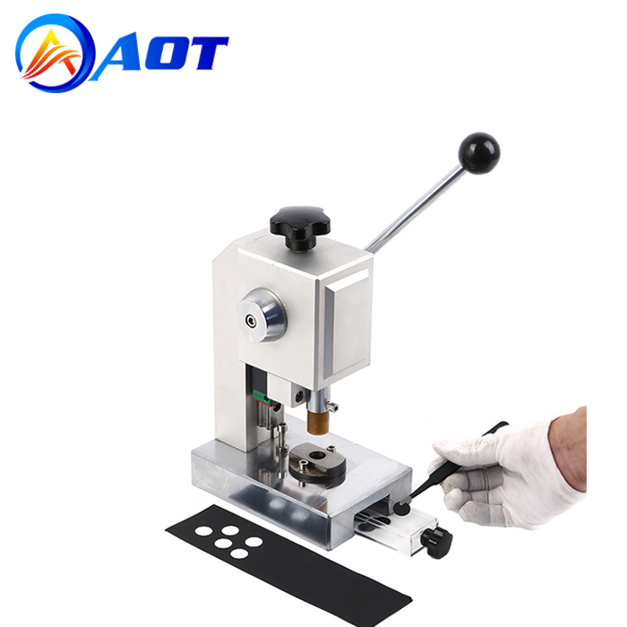 Precision Coin Cell Disc Cutter with 8-24mm Optional Cutting Die