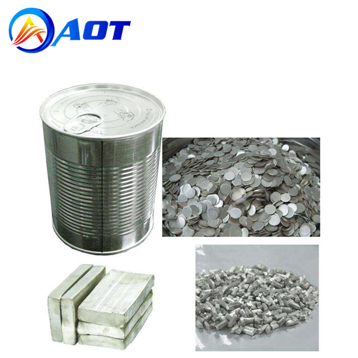 99.9% Purity Battery Grade Lithium Metal Chips for Lab Coin Cell Research