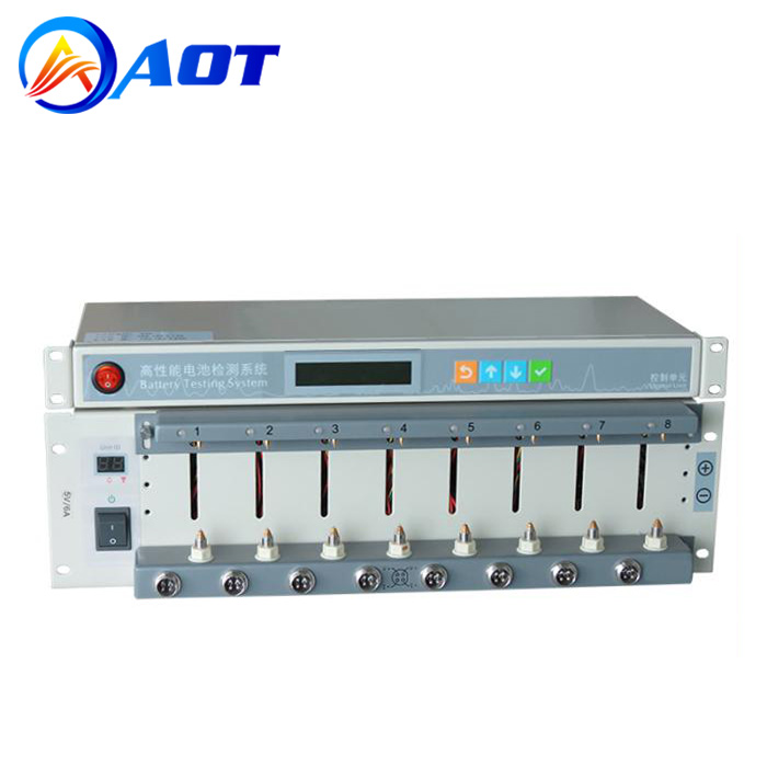 5V6A Lithium Battery Charge Discharge Capacity Cycles Tester for Cylinder Cell and Pouch Cell