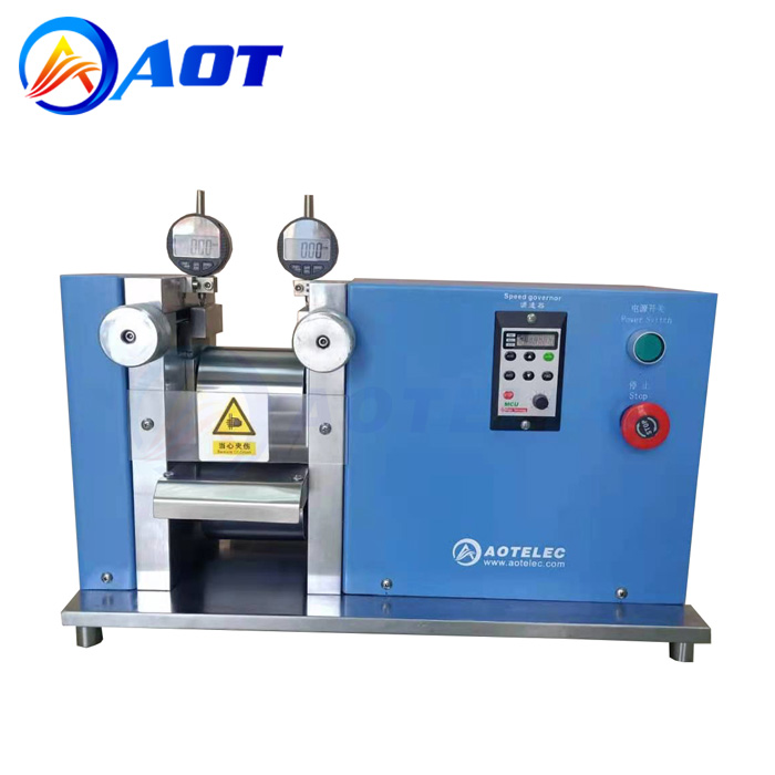 Electric Lab Roller Press for Battery Electrode Piece Calendering