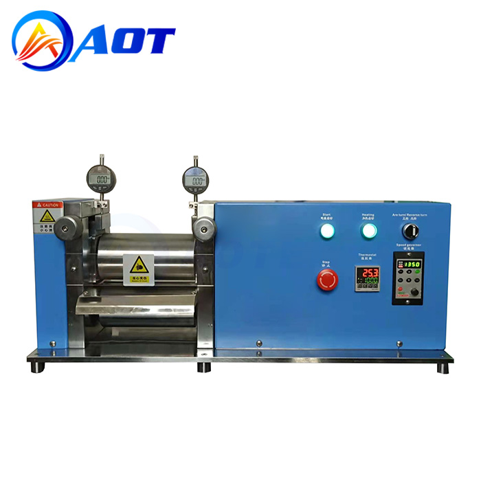 200mm Heatable Roller Press Machine for Lab Battery Electrode Calender