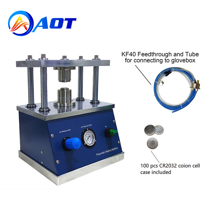 Pneumatic Crimper for CR20XX Series Coin Cells, Cleanroom And Ar Glovebox Compatible