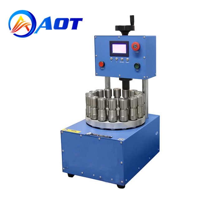Hi-Throughput Coin Cell Crimping Machine with Pressure Controlled