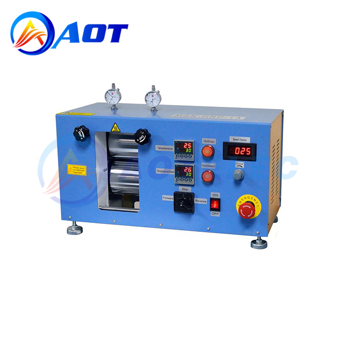 Electric Hot Rolling Press With Variable Speed For Lithium Battery