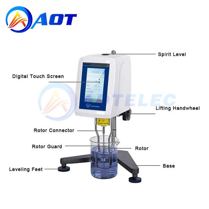 Touch Screen Digital viscometer For Lab