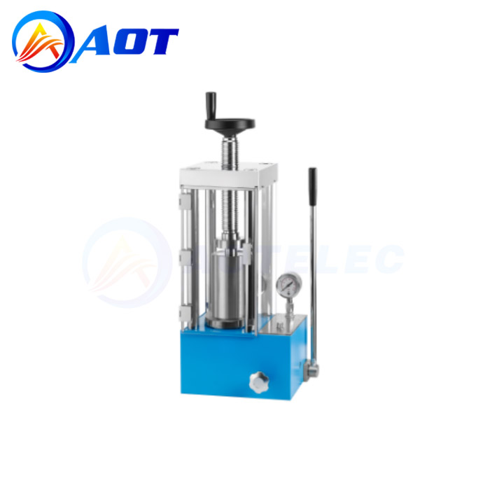 Lithium Battery manual Isostatic Press Machine For Lab Research