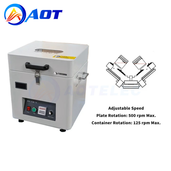 Planetary Centrifugal Mixer w/ Two HDPE Containers for 500 g Max. 