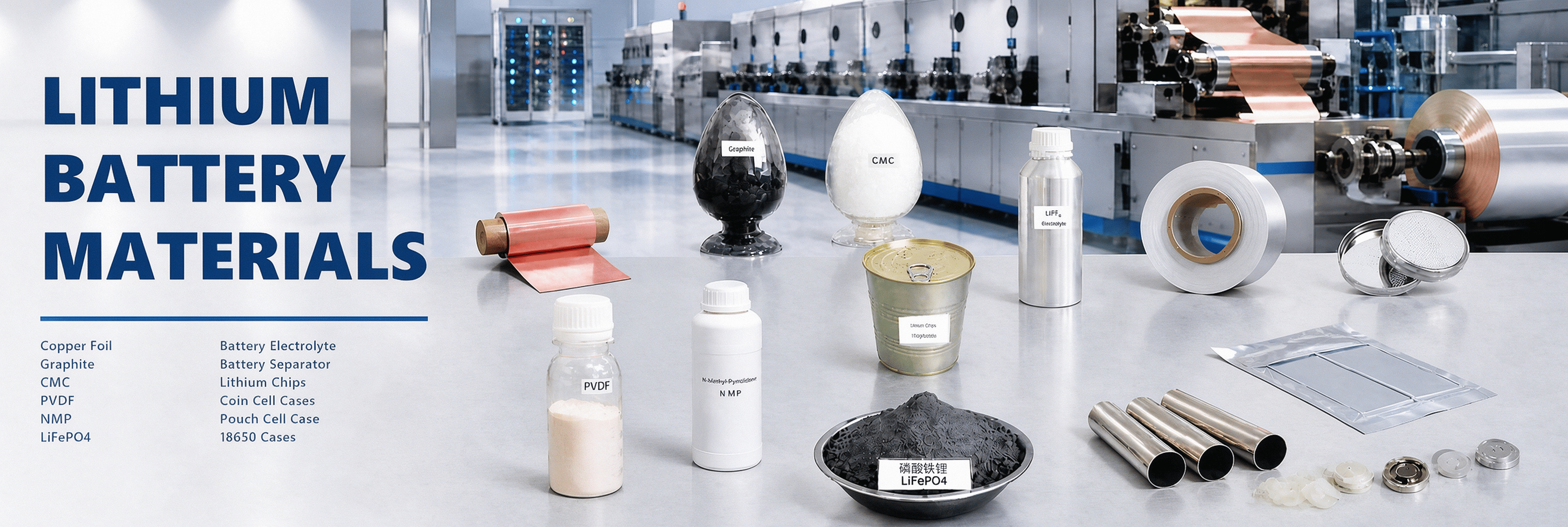 Li-ion Battery Making Material for Lab