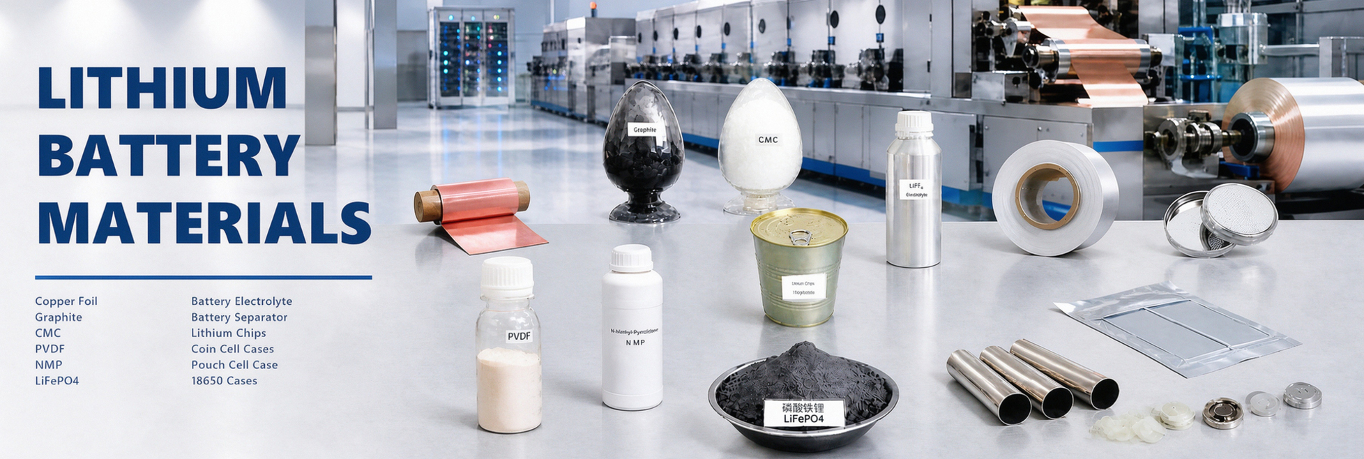 Li-ion Battery Making Material for Lab