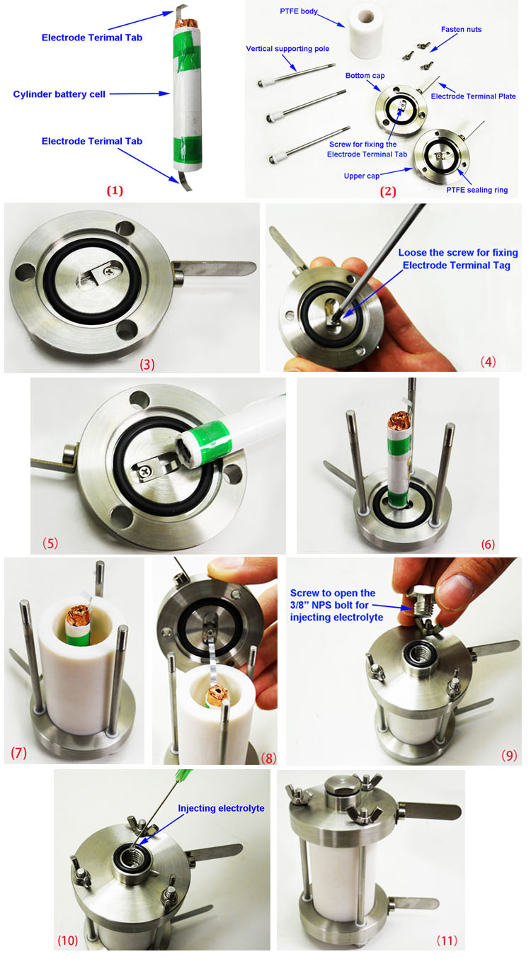 battery split coin cell