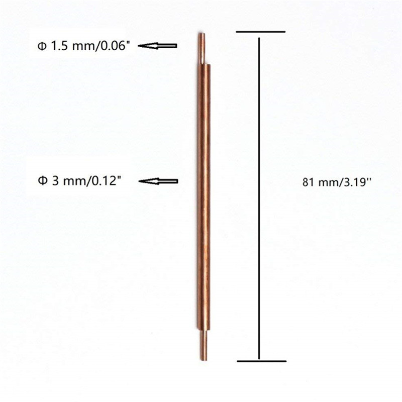 Copper Welding Needles Brass Welding-Rods for battery spot welding