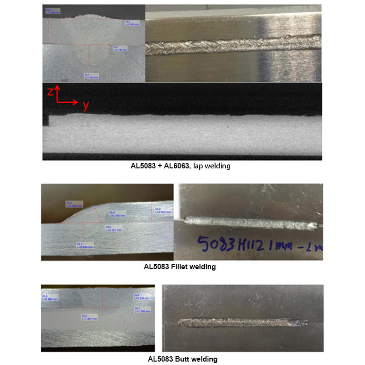 Different laser welding method for battery pack