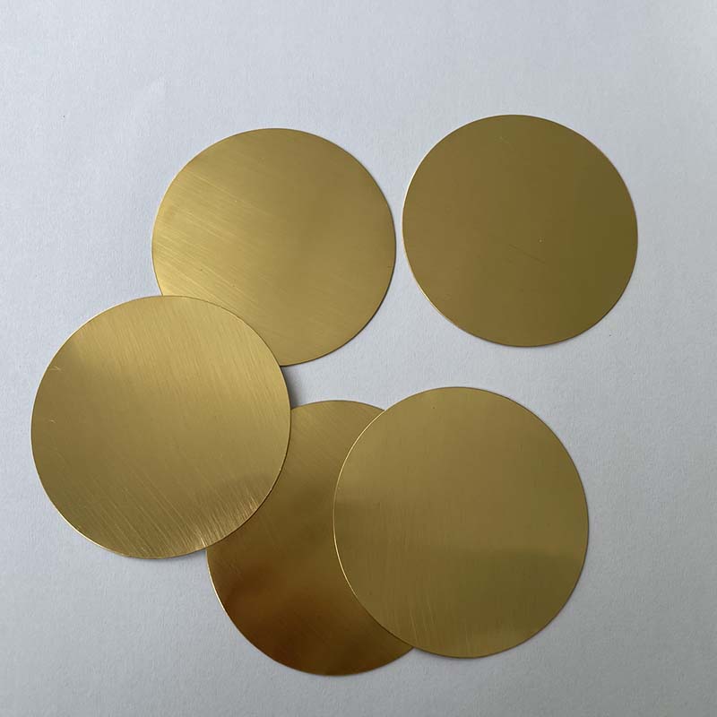 Gold sputter target