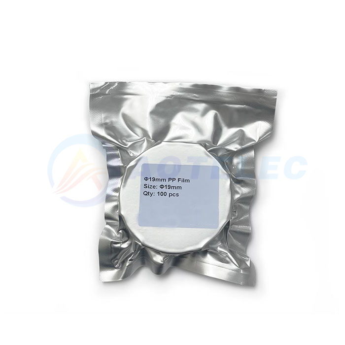 Polypropylene Film Disk for CR20XX Coin Cells