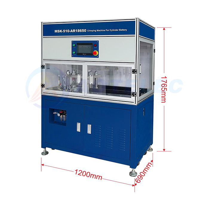 Cylindrical battery sealing machine