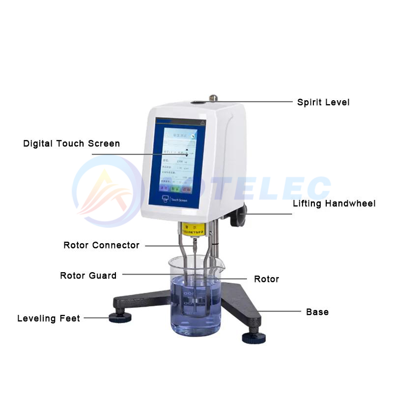 Touch Screen Digital viscometer