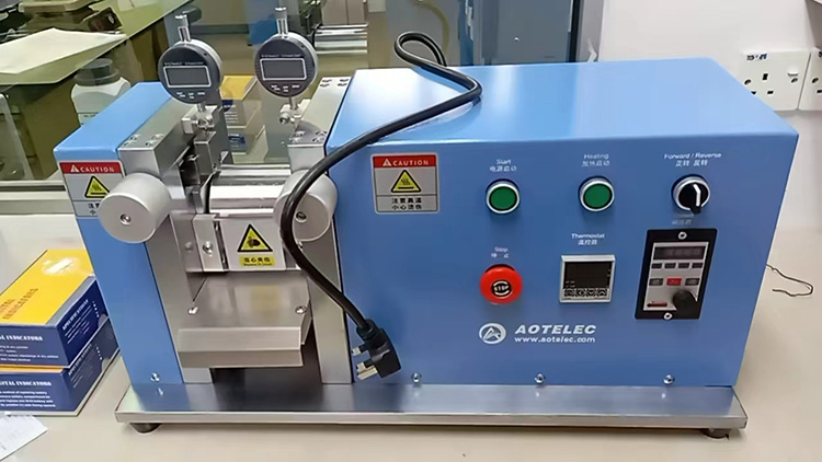 100mm Hot Rolling Press Battery Electrode Calendering Machine AOT-HRP-100L.jpg