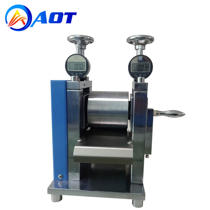 manual laboratory roller press